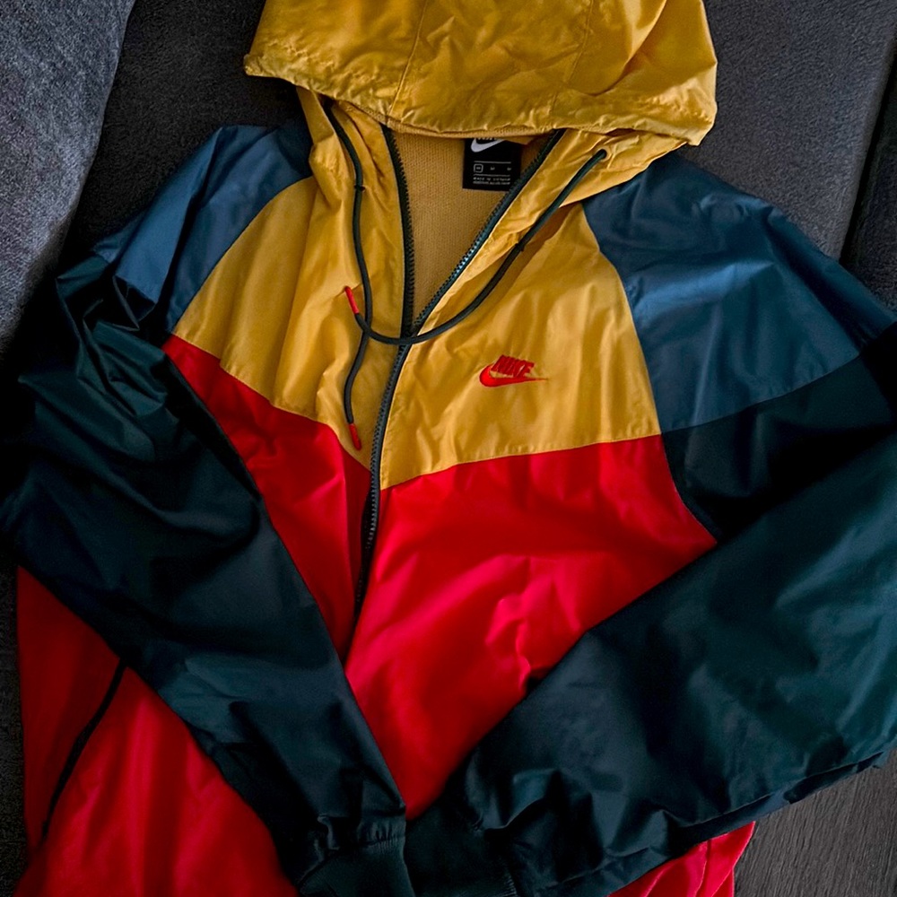Nike Multi-Color hooded Windrunner jacket